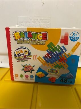 Balance Collection Building Blocks - Red, Yellow, Blue, Green, Orange, Purple